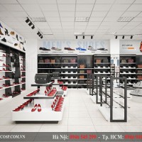 Thiết kế cửa hàng giày dép đồ da Hoàng Gia - TP Hà Giang